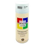 Краска аэрозольная CORALINO Satin RAL 9003 белый 520мл