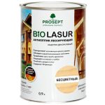 Антисептик лессирующий защитно-декоративный Prosept Bio Lasur 031-09 бесцветный 0,9 л