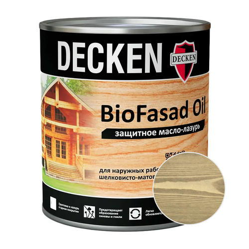 Масло-лазурь DECKEN Bio Fasad Oil Wood Орех 0,75 л