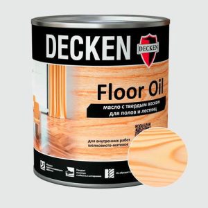Масло DECKEN Floor Oil Spice с твердым воском для полов Бесцветный 0,75 л