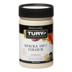 Краска акриловая TURY SW-7 Colour для стен и потолков моющаяся 0,4кг крем-брюле