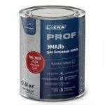 Эмаль для бетонных полов быстросохнущая Лакра Prof it RAL 3009 оксид красный 0,8 кг
