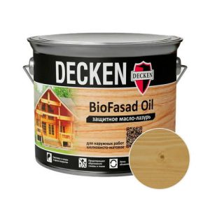Масло-лазурь DECKEN Bio Fasad Oil Wood Клен 2,5 л