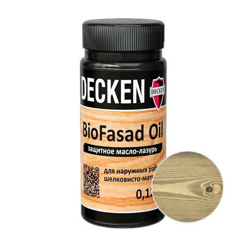 Масло-лазурь DECKEN Bio Fasad Oil Wood Орех 0,125 л