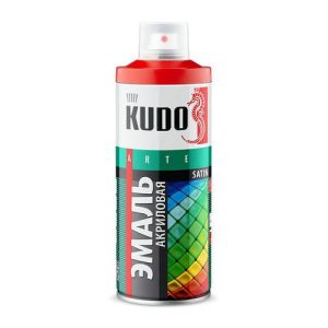Эмаль аэрозольная Kudo KU-0A1018 satin RAL 1018 цинково-жёлтая (0,52 л)