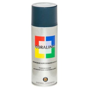 Краска аэрозольная CORALINO RAL 6005 зеленый мох 520мл