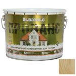 Антисептик для древесины Акватекс Прованс лессирующий полуматовый бесцветный 9 л