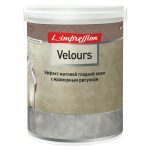 Покрытие декоративное LIMPRESSION Velours с эффектом матовой гладкой кожи 2,5л