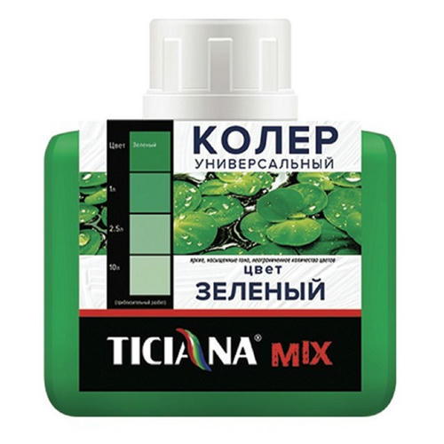 Паста колеровочная TICIANA Mix зеленый 80мл