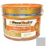 Эмаль универсальная DecoTech Professional ПФ-115 серая под RAL7040 20 кг