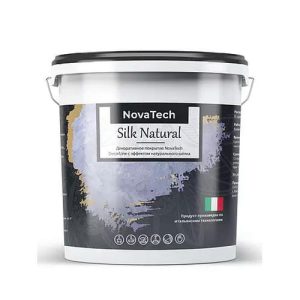 NovaTech Silk Natural / Новатэк Силк Натурал Краска декоративная с эффектом натурального шелка