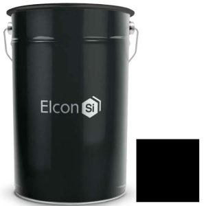 Эмаль термостойкая Elcon Max Therm 1200 градусов чёрная 25 кг