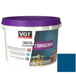 Эмаль универсальная VGT глянцевая Ral 5010 васильковая 10 кг