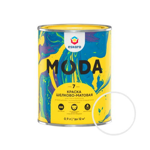 Краска ESKARO Moda 7 для стен и потолков 0,9 л