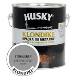 Краска алкидная HUSKY-KLONDIKE по ржавчине 2,5л RAL 7004 светло-серая