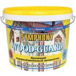 Антисептик водоэмульсионный Symphony Wood Guard 00-01100280 VC пластиковое ведро 9 л