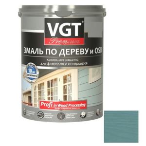 Эмаль по дереву VGT Профи джинсовый синий 2,5 кг