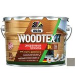 Пропитка декоративная для защиты древесины Dufa Woodtex серая 9 л