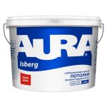 В/Д краска д/потолков матовая AURA Isberg 9л
