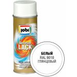 Эмаль JOBI аэрозольная глянцевая белая 400мл