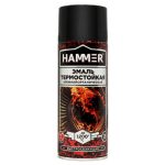 Эмаль аэрозольная термостойкая HAMMER 520мл серебристая