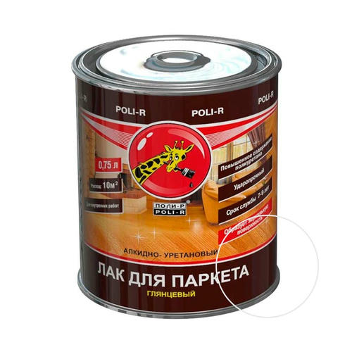 Лак ПОЛИ-Р паркетный глянецевый 0,75 л