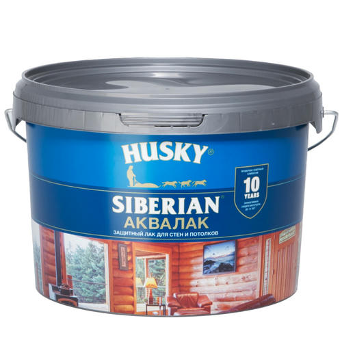 Лак акриловый бесцветный HUSKY SIBERIAN 2.5л