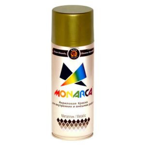 Краска аэрозольная MONARCA металлик бронза 520мл