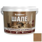 Лак акриловый для древесины Акватекс Шале дуб 9 кг