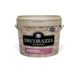 Декоративное покрытие DECORAZZA Lucetezza Argento LC 001 1 л