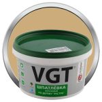 Шпатлевка акриловая по дереву VGT Экстра Бук 1 кг