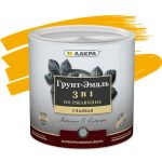 Грунт-эмаль Лакра 3 в 1 по ржавчине желтая 0,8 кг