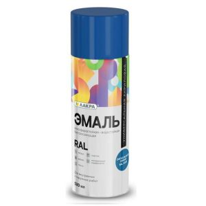 Эмаль аэрозольная Лакра сигнально-синяя RAL 5005 520 мл