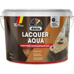 Лак интерьерный Dufa Lacquer Aqua полуглянцевый 2,7 л