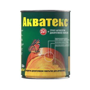 Защитно-декоративное покрытие для древесины Рогнеда Акватекс сосна 0,8 л 6 10465
