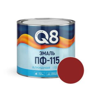 Эмаль FORMULA Q8 ПФ-115 Вишневый 1,9 кг