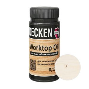 Масло DECKEN Worktop Oil Spice для рабочих поверхностей Белый 0,125 л