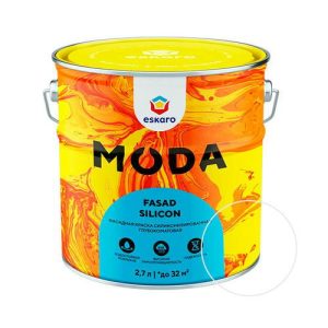Краска ESKARO Moda Fasad Silicon Бесцветный 2,7 л