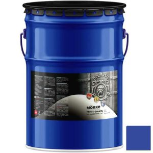 Грунт-эмаль алкидно-уретановая Mokke 02411 3 в 1 синяя 20 кг