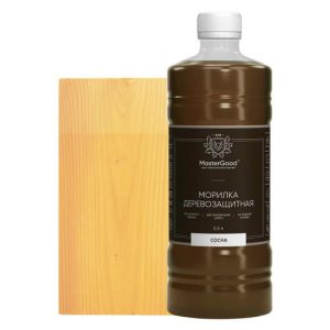 Морилка деревозащитная MASTERGOOD сосна 0,5л