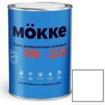 Эмаль алкидная Mokke ПФ-115 белый глянец 20 кг
