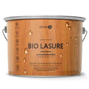 Пропитка для дерева Elcon Bio Lasure бесцветная/база, 9 л