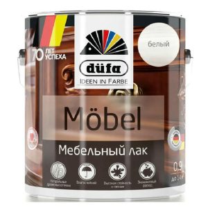 Лак мебельный Dufa Mobel белый 0,9 л