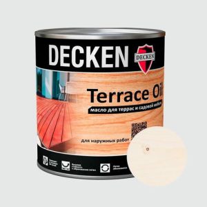 Масло DECKEN Terrase Oil Spice для террас Белый 0,75 л