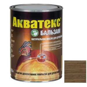 Бальзам масло для древесины Акватекс Дуб 0,75 л