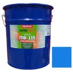 Эмаль Profilux Superprice ПФ-115 голубая полуматовая 20 кг