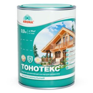 Средство деревозащитное ТОНОТЕКС 0,9л палисандр-мокко