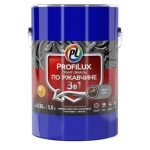 Грунт-эмаль Profilux по ржавчине 3 в 1 полуматовая серая 5 кг