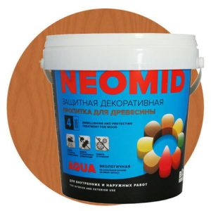 Пропитка для древесины Neomid Bio Color Aqua Кедр 0,9 л