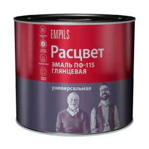 Эмаль универсальная ПФ-115 Расцвет, глянцевая, зеленая, 2,7 кг